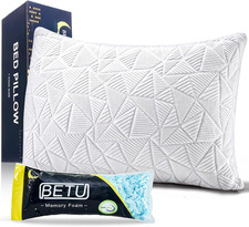Cooling King Size Pillow, Shredded Memory Foam Cool Pillow for Hot Sleepers, Adj