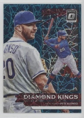 2022 Donruss Optic Diamond Kings Teal Velocity Prizm 15/35 Pete Alonso #18 z7j