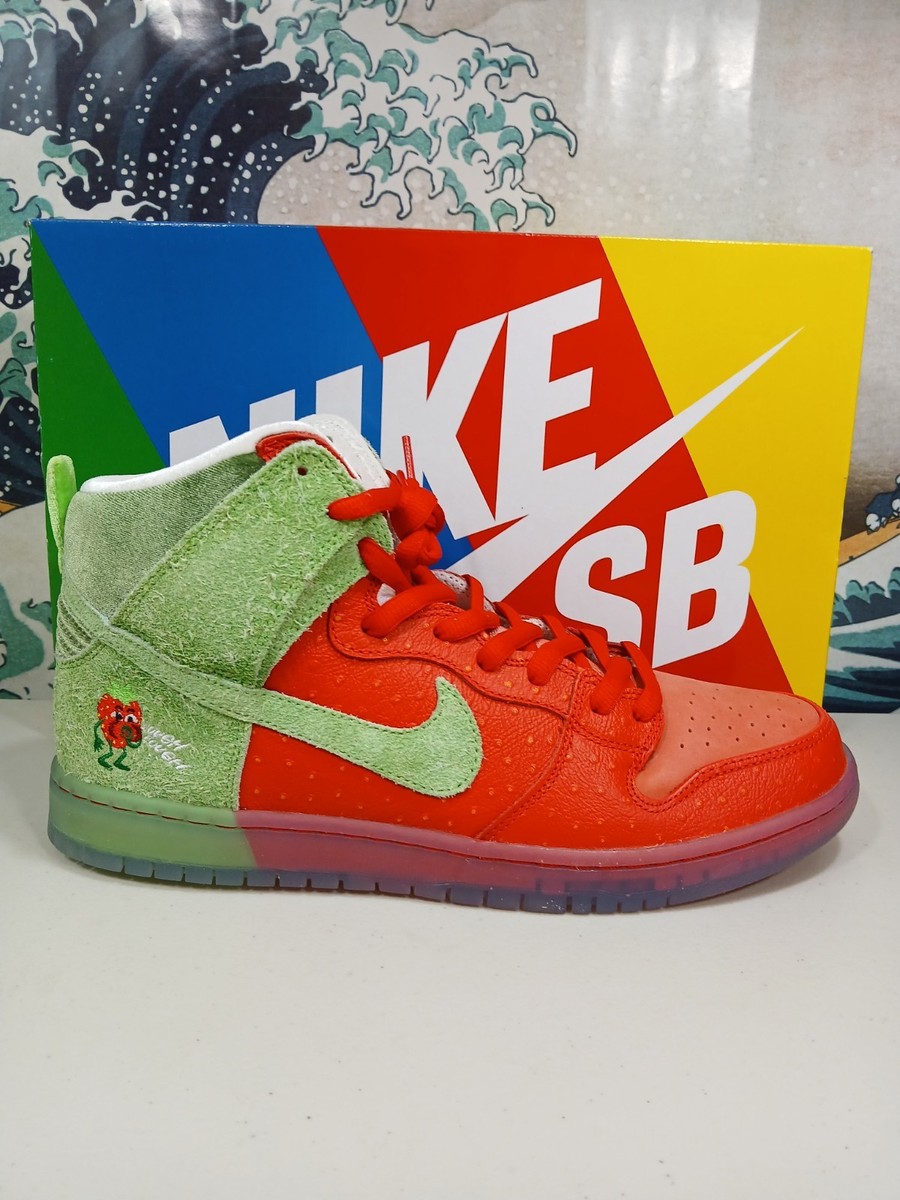 Nike SB Dunk High Strawberry Cough Sz 13 420 Skunk | eBay