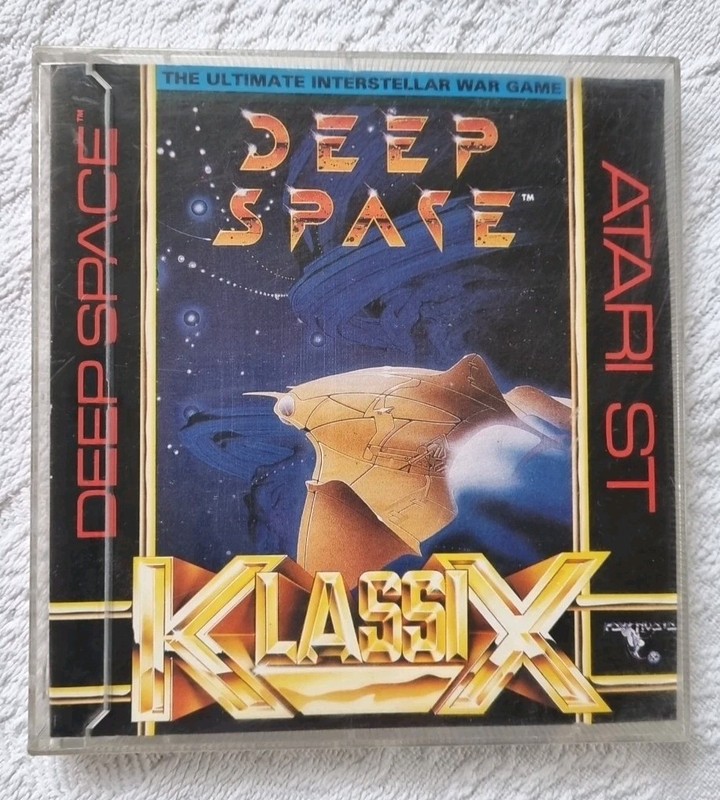 Deep Space 512K Commodore Atari St PC Game 3.5" disk 1986 Vintage floppy disc