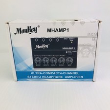 Moukey MHAMP1 Headphone Amp Audio DC5V 4CH Ultra Low Noise for Sub-Mixing