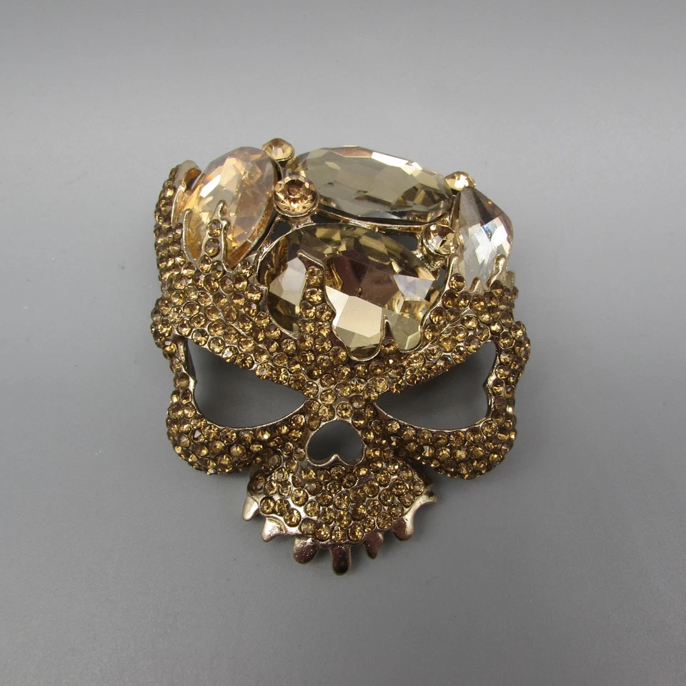 Коллекция Кэтрин венецианский маскарад коллекции со стразами череп брошь - Изображение 2 из 4