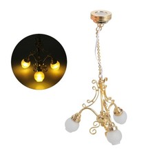 Living Room Ceiling Lamp Furniture Dollhouses Miniature Pretend Play Accessories