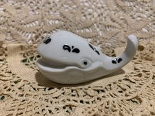 Whale Figurine Highbank  Lochgilphead  Scotland Porcelain With Sticker