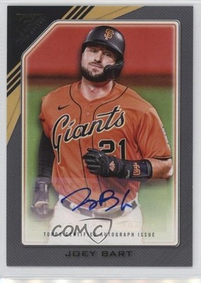 2022 Topps Gallery Young Stars Joey Bart #YSA-JB Auto 1v1