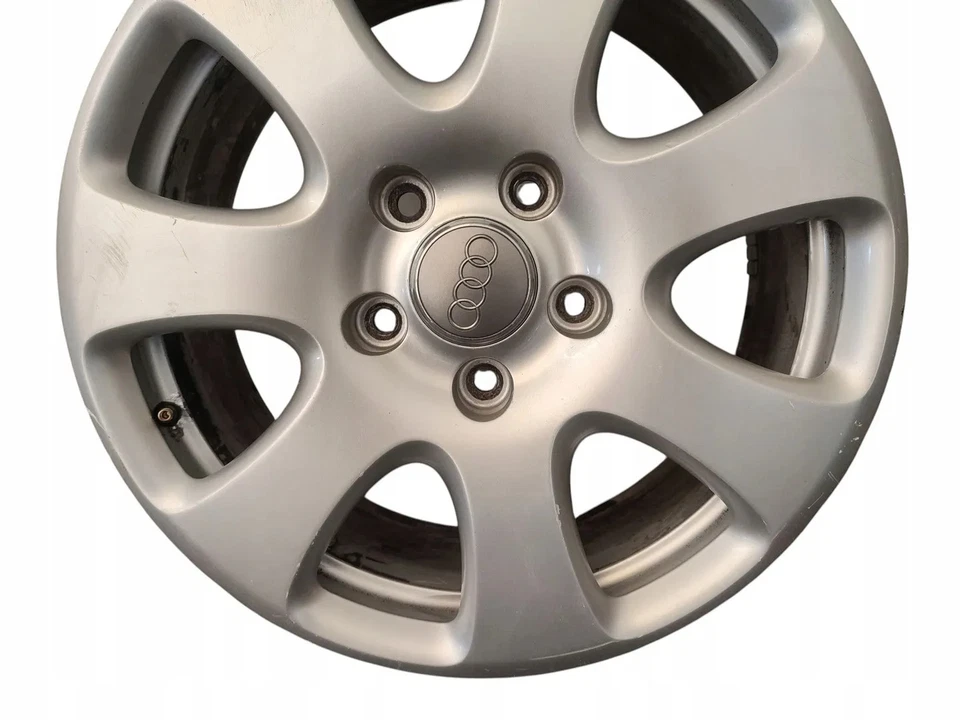 1x Alufelge 18 Zoll 7.5" 5x130 60ET Glanz Silber 4L0601025E Audi Q7 Rim Wheel - Bild 3 von 4