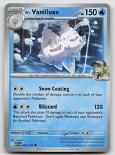 N's Vanilluxe Uncommon ME: Ascended Heroes 051/217 NM