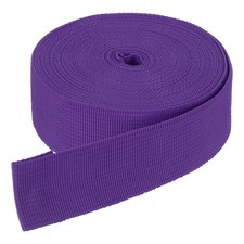 10Yardx1 1/2" Width Nylon Webbing Strap Poly Flat Webbing Strapping Dark Purple