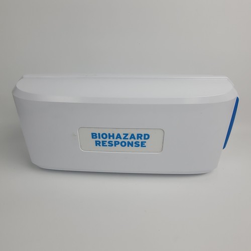 Ecolab Biohazard Response Spill Clean Up Kit & Wall Mount Cabinet -Needs Bracket