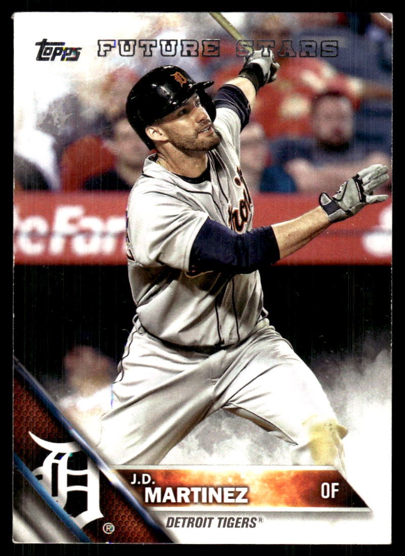 J.D. Martinez 2016 Topps #110 Tigers FREE SHIPPING StackedPacks