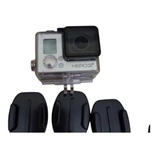 GoPro HERO3+ Action Camera Accessory Set Chest Strap Helmet Mount Battery Used