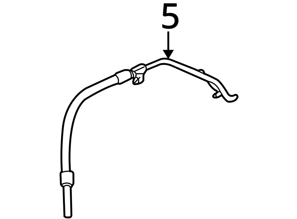 Dodge Chrysler Caravan Town & Country 2001-2007 línea de succión de aire acondicionado 5005240ad nuevo Foto 4 de 4