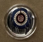2018 Native American Weapons Curved Colored 1 oz .999 Silver $1 Cherokee Jawbone