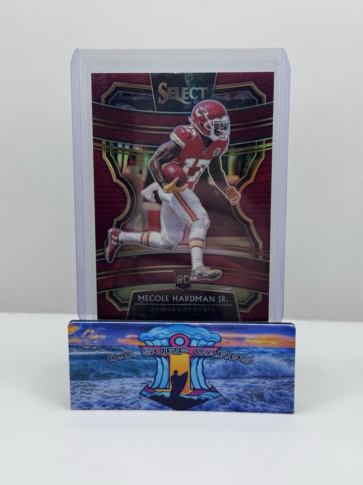 2019 Panini Select #61 Mecole Hardman Jr. Maroon Prizm #/149