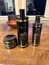 Donna Indiana Queen Care Hair Straightening Gloss Balm Mask 3 Items - QueenCare