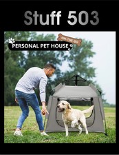 Outdoor Waterproof Pet Automatic Camping Tent, Pop up Cave Bed for Indoor Cat...