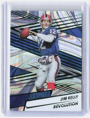 2025 Panini Revolution #154 Jim Kelly Green Swirl #/199