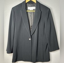 Vintage Garfield  Marks Women  s Blazer Black Size 10 Made In USA