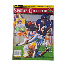 Beckett Sports Collectibles Magazine Walter Payton 2000 September 