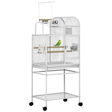 64" Parrot Cage Bird Cages for Cockatiel Budgie Lovebird Parrotlet W/ Stand