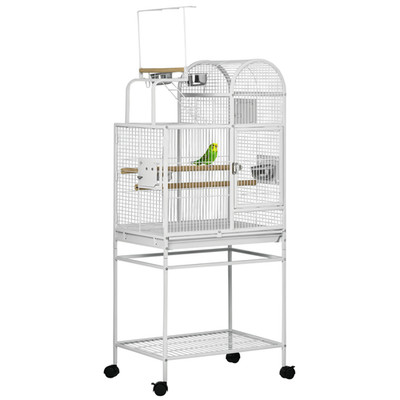 64'' Parrot Cage Bird Cages for Cockatiel Budgie Lovebird Parrotlet W/ Stand
