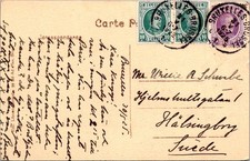 GOLDPATH: Belgium postcard 1925 to Sweden CV931_P29