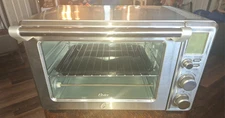 Oster 6 Slice Digital Stainless Steel Turbo Convection Toaster Oven 1400 Watt