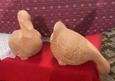 Deko Enten aus Ton, 1 Paar
