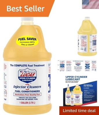 1 Gallon Lucas Fuel Additive - Protects Engines & Enhances Fuel Efficiency