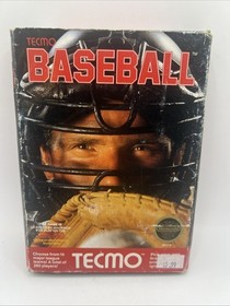 Nintendo Tecmo Baseball With Box NES
