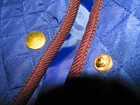 Jessica London snap front quilted jacket Women's 22W Navy Blue — photo 8