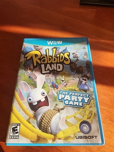 Rabbids Land - Nintendo Wii U -no Manual- Tested