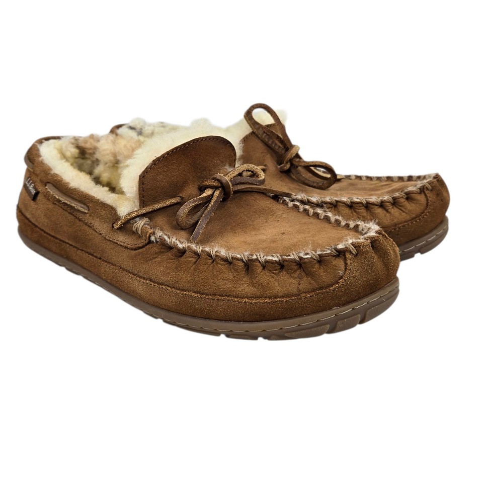 L.L. Bean Wicked Good Slippers Men's Shearling