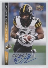 2021 Upper Deck CFL Auto Sean Thomas-Erlington #173 Auto 00jz