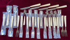 Annova  27 Piece Flatware Set Stainless Steel Vintage Cutlery Set