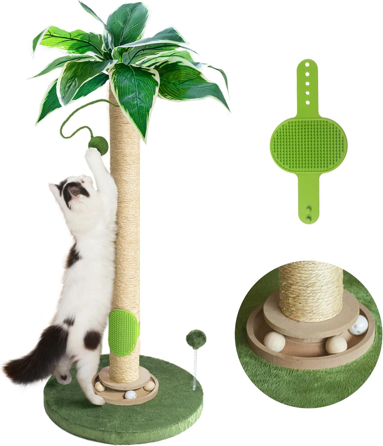 Tiragraffi per Gatti 84cm Alto | Albero Tiragraffi da Interno Robusto