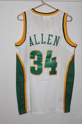 white 2006-07 Seattle SuperSonics Ray Allen (34) stitched Mitchell