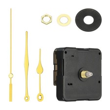Uhrwerk Ersatz Quartz Uhrwerk Batterie Betrieben Basteln Wand Uhr Aluminium #9