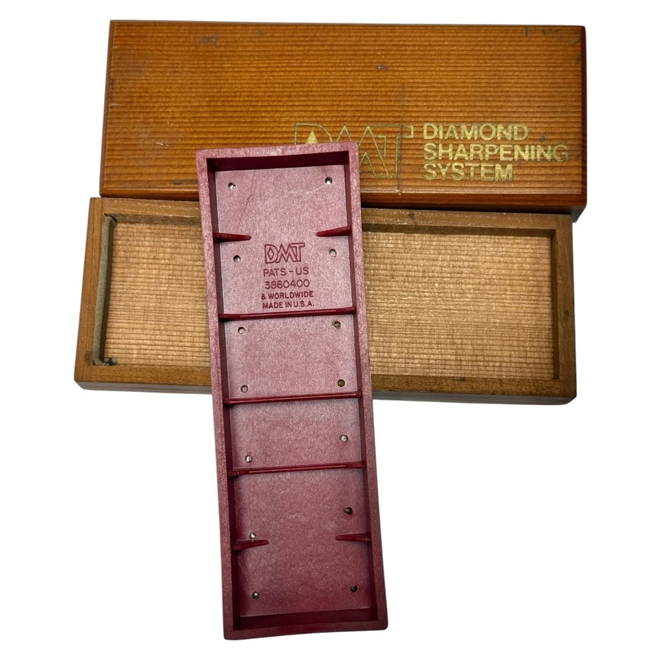 Sistema afilador de cuchillos y herramientas DMT Diamond Whetstone con instrucciones W6F Foto 3 de 4