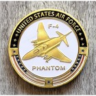 Combat aircraft U S AIR FORCE F-4 PHANTOM Challenge Coin. Fast Shipping!