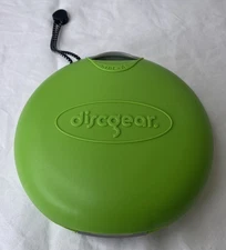 Discgear CD DVD Game Holder GREEN Hard Shell Carry Case