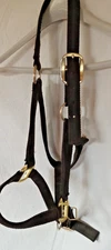 Fabtron QUALITY  1 in.   Halter   Horse 800-1000 Lbs made USA Black. nylon