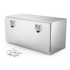 36" Aluminum Truck Bed Tool Box with Dual Lock & 4 Keys