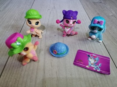 DRACCO RAR 4 x Sammelfigur Kitty Club Katze mit Hut und Wackelaugen aus 2015