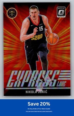 Nikola Jokic 2024-25 Donruss Optic #3 Express Lane Holo Denver Nuggets CB4