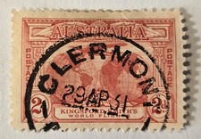 Australia Scott #111 - A8 2p dull red - Used - VF - 1930 Australia Scott #111 - A8 2p dull red - Used - VF - 1930