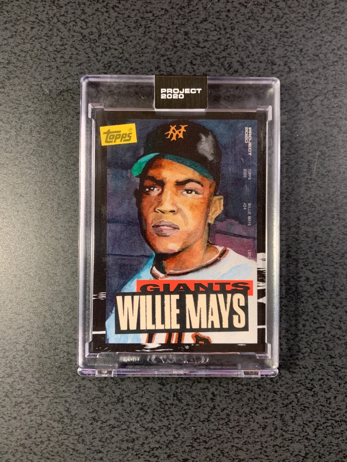 Willie Mays Topps Project 2020 #101 by Jacob Rochester