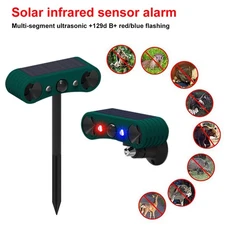 Premium Solar-Powered Motion Sensor Alarm With 129dB Siren Sound IP55