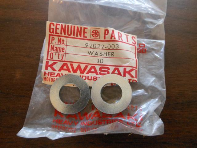 NOS Kawasaki F2 F2TR J1 D1 F3 F4 C2SS C2TR Washer 12mm QTY3 92022