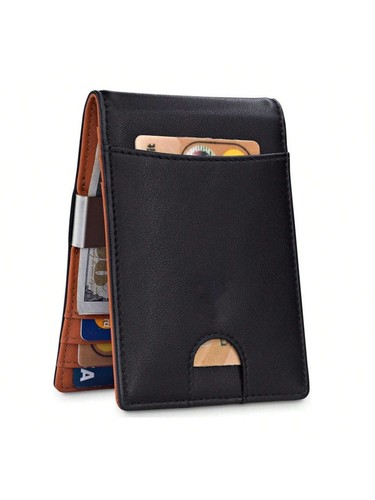 porta tarjetas de credito identificación billetera tarjetero hombre cartera Rfid - Picture 6 of 15